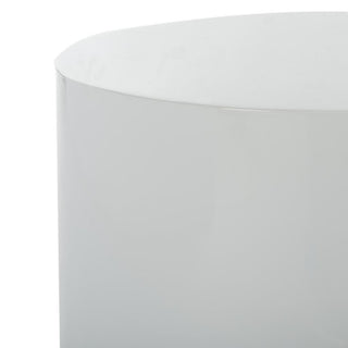 Safavieh Angelo Round Side Table, White/Gold