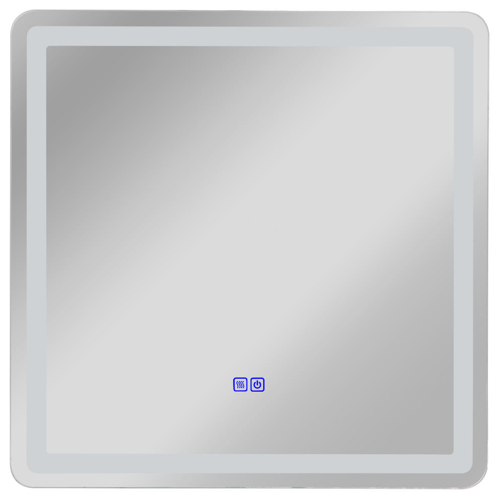 CHLOE Lighting LUMINOSITY Square TouchScreen LED Mirror