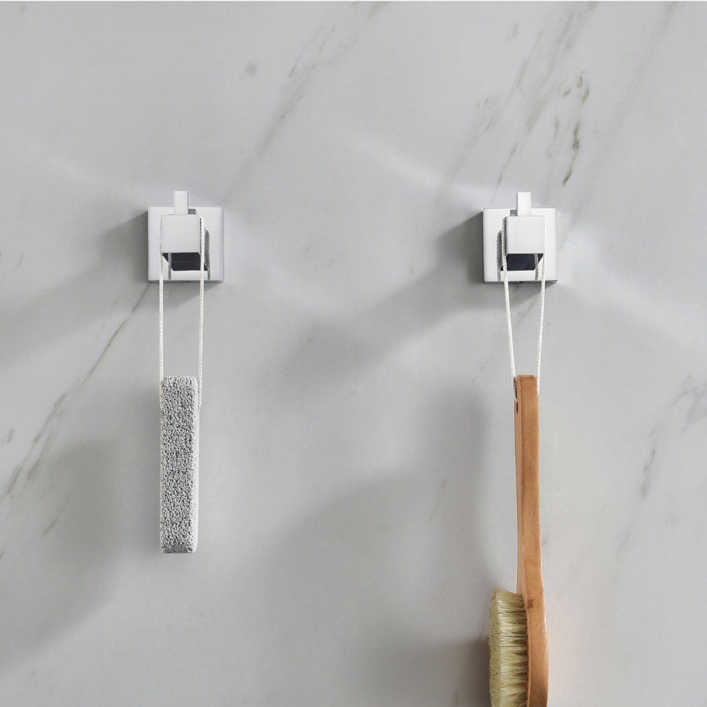 Cube Bathroom Robe Hook KBA1501, Chrome