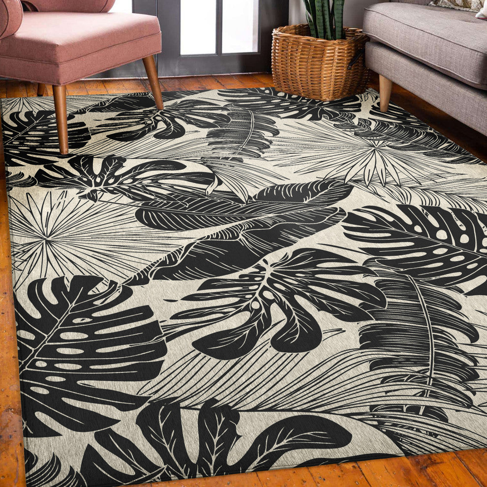 Indoor/Outdoor Tropics TC16 Eclipse Machine Washable 3' x 5' Rug