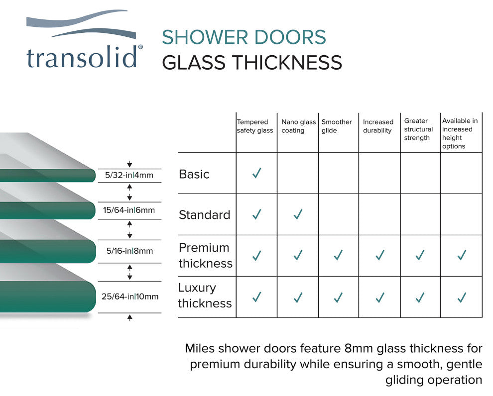 Miles 56-59 in. W x 76 in. H Barn Shower Door With Clear Glass