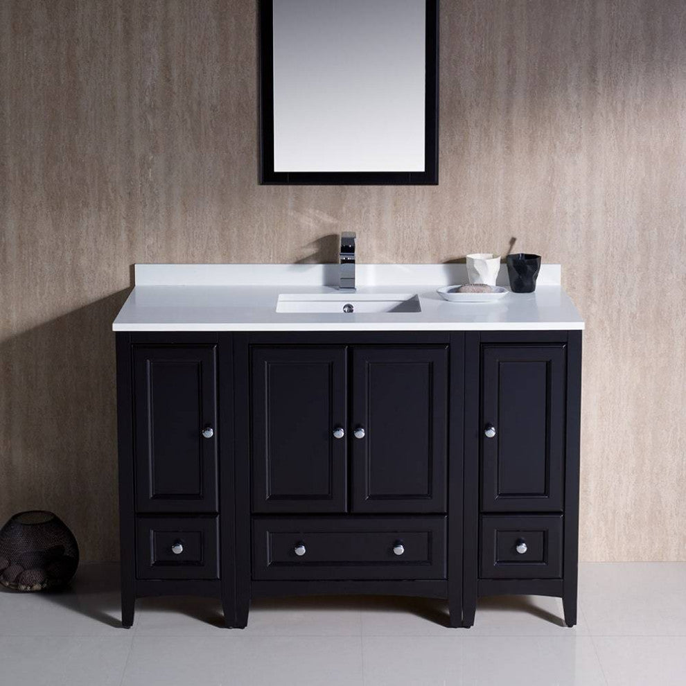 Fresca FVN20-122412ES Oxford 48" Espresso Traditional Bathroom Vanity