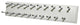 Easy Track RA1200 Sliding Tie Rack, White