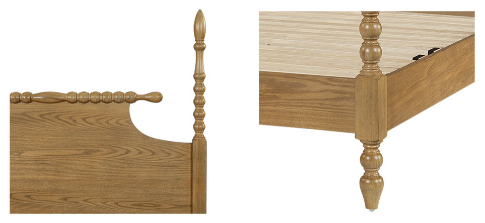 Madison Park Signature Beckett Bed Transitional Wood Bedframe