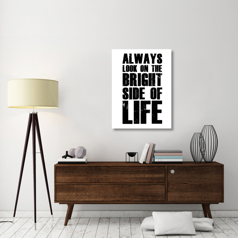 "Bright Side of Life Poster Poster White" Fine Art Print