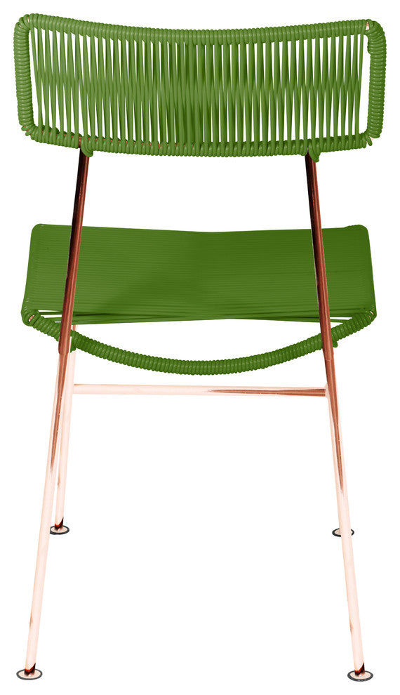 Hapi Indoor/Outdoor Handmade Dining Chair, Cactus on Copper