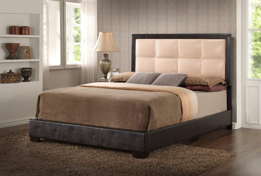 Panello King Panel Beds, Brown and Gray