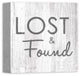 Lost and Found Laundry Room Wall Art, Canvas