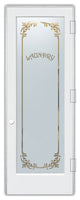 Laundry Door - Lenora Harrington Laundry - Primed - 32" x 96" - Knob on Left...
