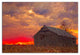 Barn Sunset 30x20 Canvas