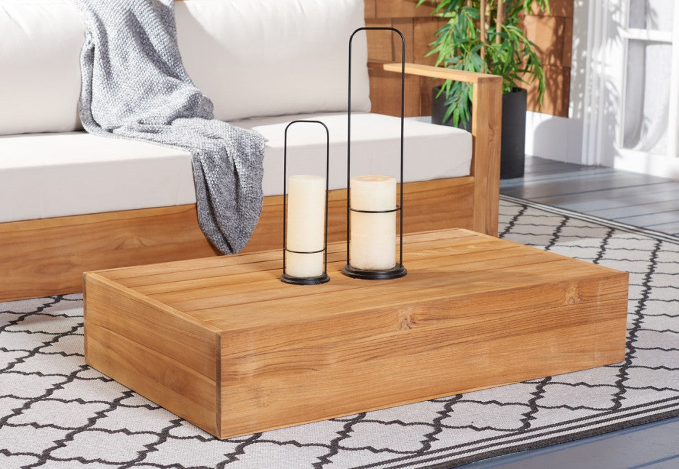 Safavieh Kauai Brazilian Teak Coffee Table Natural