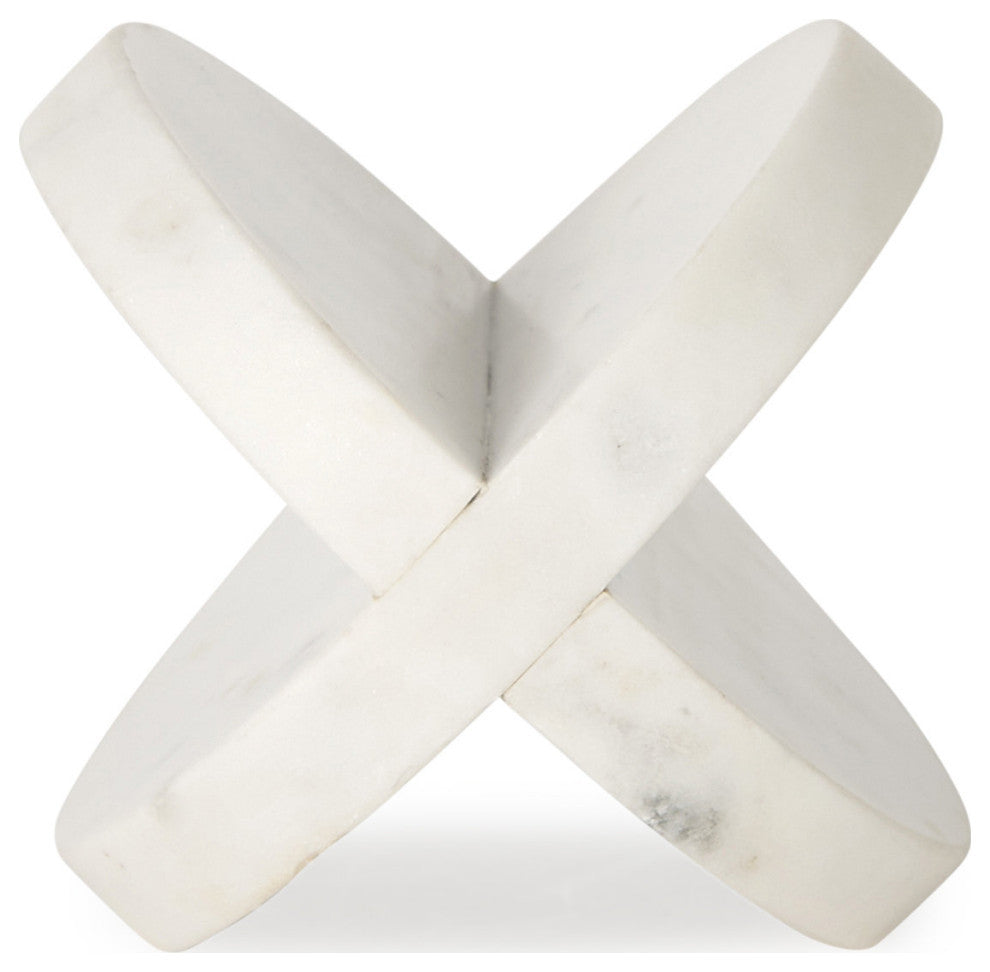 Sophia 6.0"Lx6.0"Wx6.0"H Small Marble Ornament