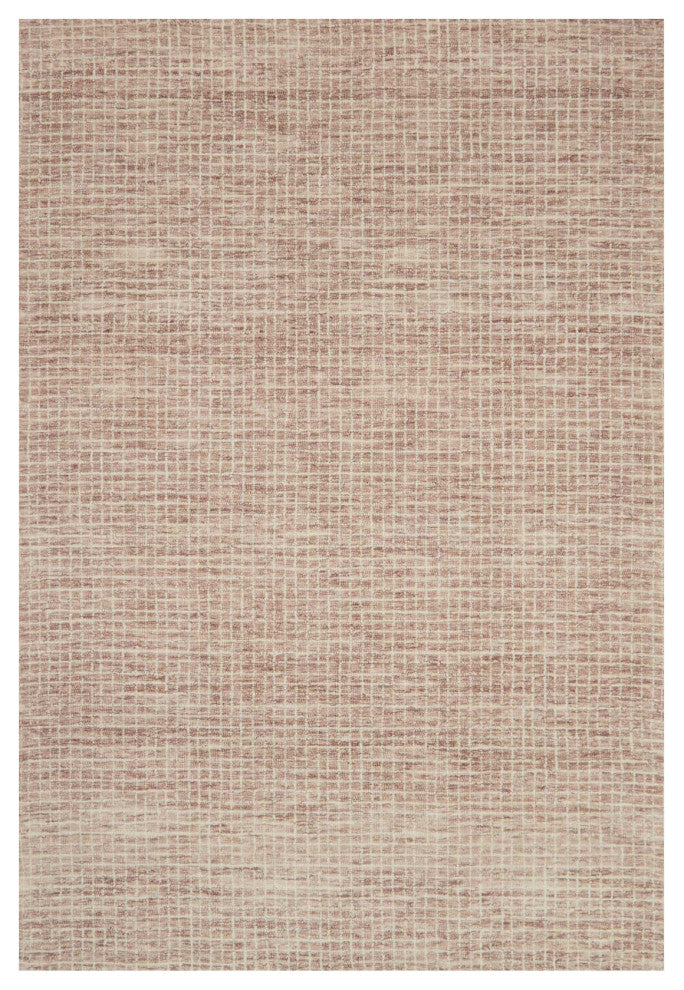 Hooked Wool Giana Area Rug, Blush, 12'x15'