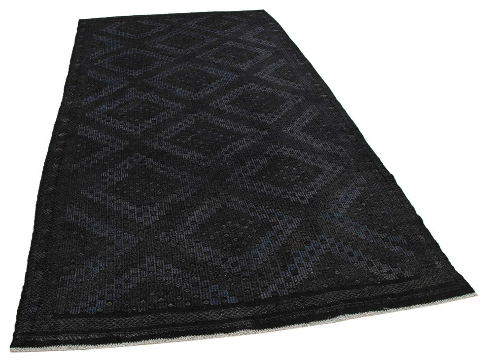Rug N Carpet - Handmade Oriental 5' 3'' x 10' 4'' Vintage Wool Kilim Rug