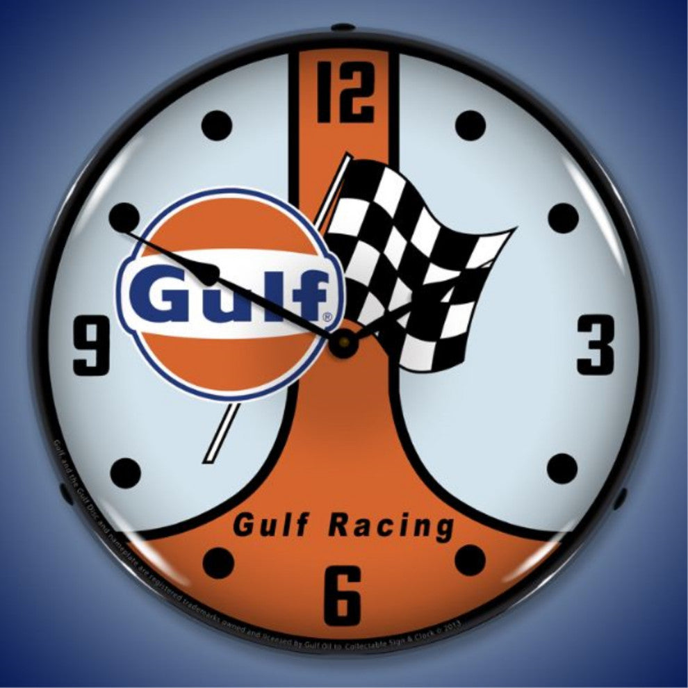 GO1304438 Gulf Racing GT40 Clock