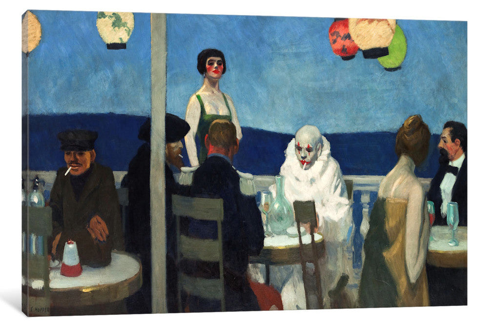 "Soir Bleu" Wrapped Canvas Art Print, 26x18x1.5