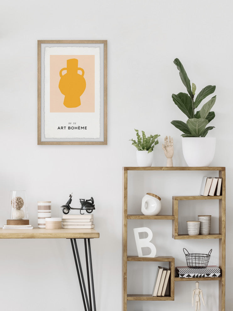 "Art Boheme No 38" Framed Painting Print, 12x18