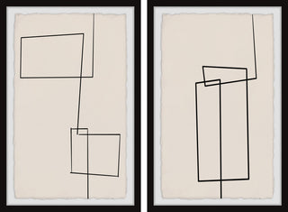 Unbroken Lines Diptych, 2-Piece Set, 16x24 Panels