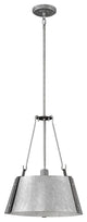 Hinkley Cartwright Medium Drum Pendant, Galvanized