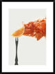 "Disintegrated Orange" Framed Digital Print by Dina Belenko, 24x32"