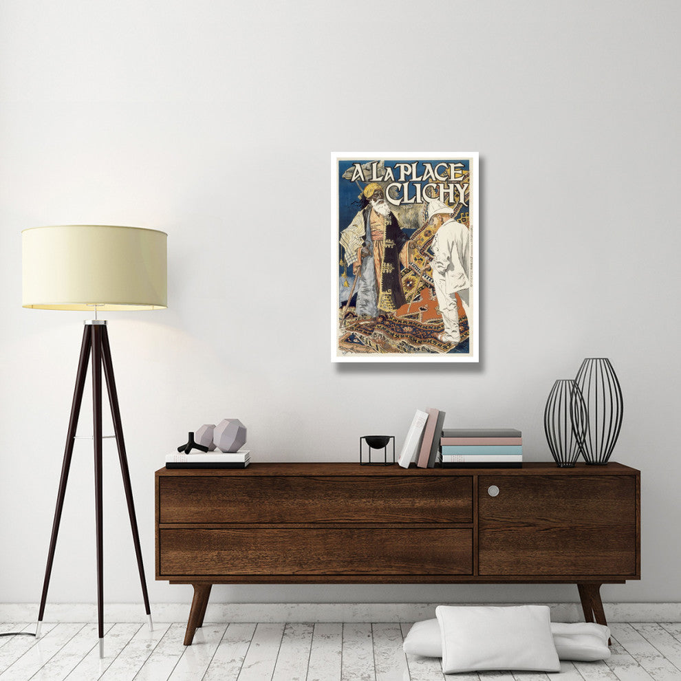 "A la Place Clichy" Digital Paper Print by Eugene Samuel Grasset, 26"x38"