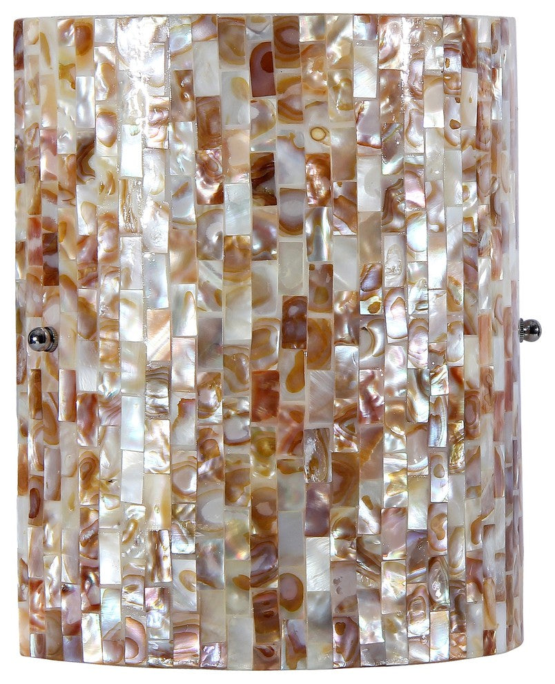 SHELLEY Mosaic 1 Light Wall Sconce 8.5inches Wide