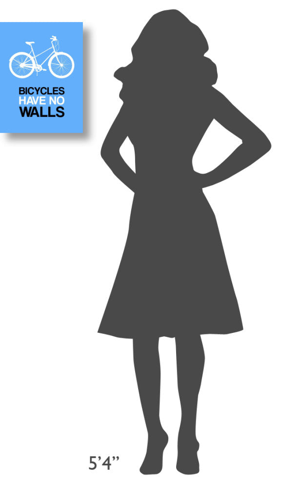 "Bicycles Have No Walls Poster 2" Fine Art Print