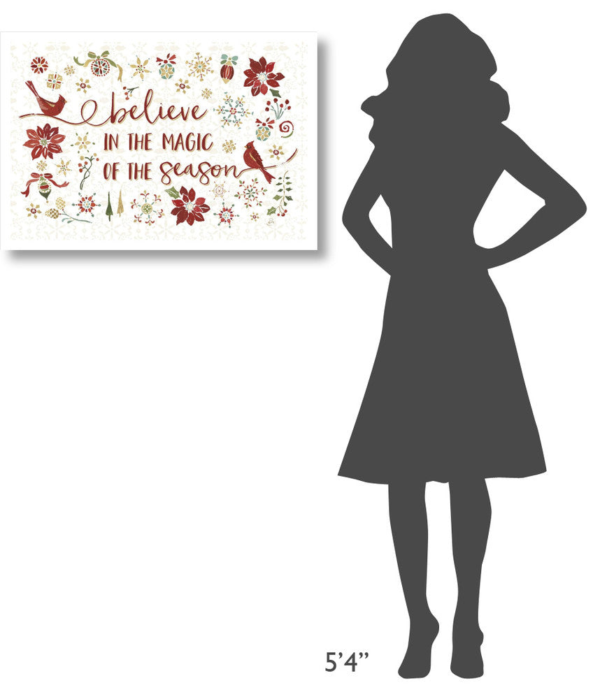 "Holiday Impressions II" Digital Paper Print by Daphne Brissonnet, 32"x22"