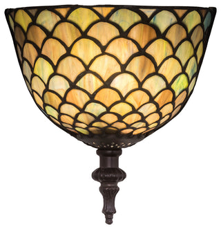 8W Tiffany Fishscale Wall Sconce