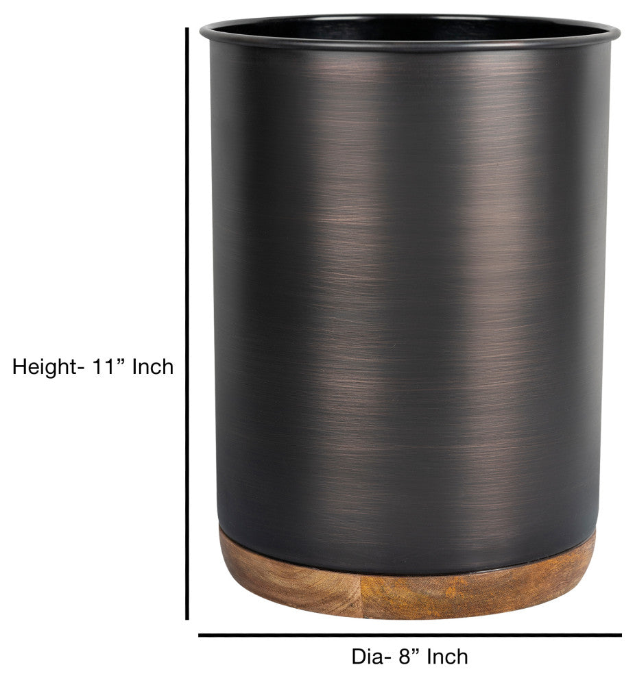 nu steel Salem Orb Waste Basket