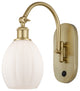 Innovations 518-1W-SG-G81-LED Eaton 1 Light 6" Sconce, Satin Gold