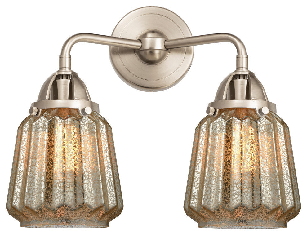 Innovations Lighting 288-2W-SN-G146-LED 2 Light, 14", Brushed Satin Nickel