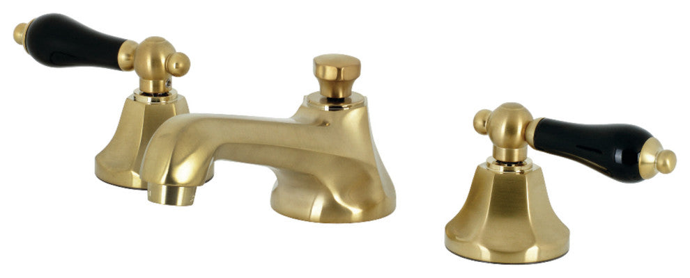 KS4467PKL Widespread Bathroom Faucet With Brass Pop-Up, Brushed Brass