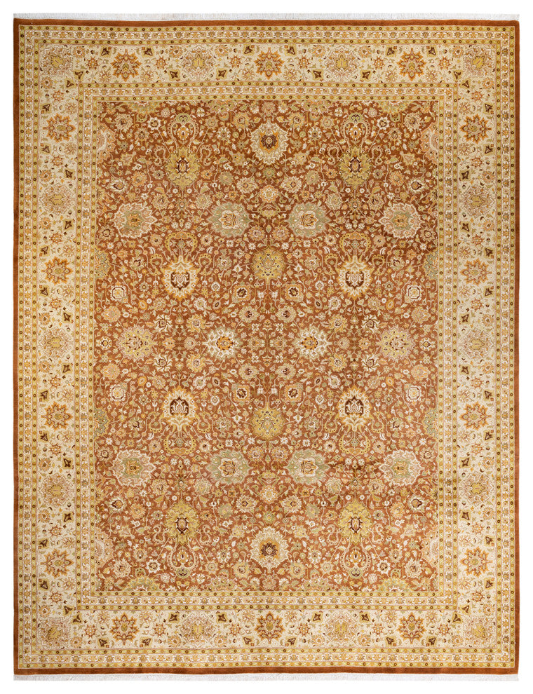 Mogul, One-of-a-Kind Hand-Knotted Area Rug Brown, 10' 1" x 13' 0"