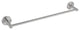 Circular Bathroom 18" Towel Bar, Brushed Nickel