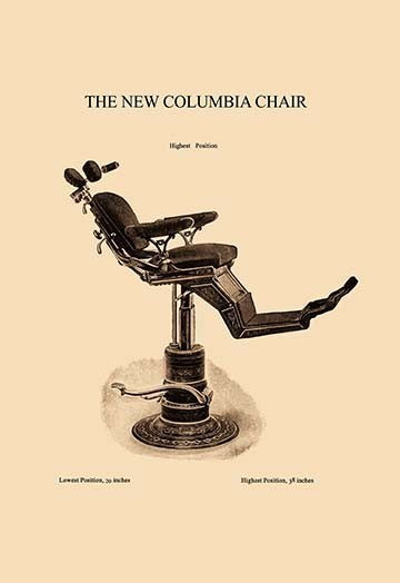The New Columbia Chair - Gallery Wrapped Canvas Art 28" x 42"