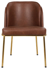 Jagger Upholstered Dining Chair, Brown, Set of 2