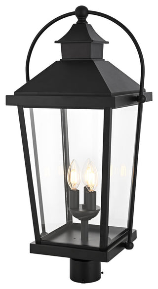 Home Living 27" Outdoor Post light, Black