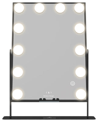 Hollywood XL Tri Tone LED Makeup Mirror, Black