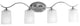 Inspire Collection 4-Light Bath Light, Polished Chrome