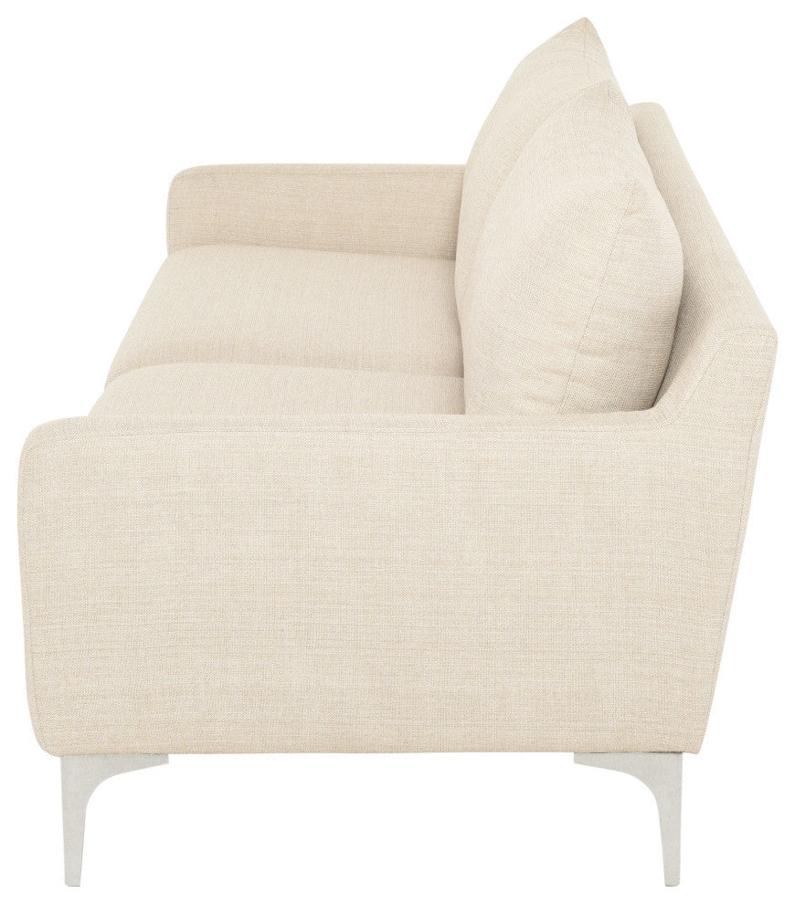 Anders Sand Fabric Triple Seat Sofa, HGSC108