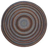 Rhody Rug Astoria Rug, Black Rock, 8' Round
