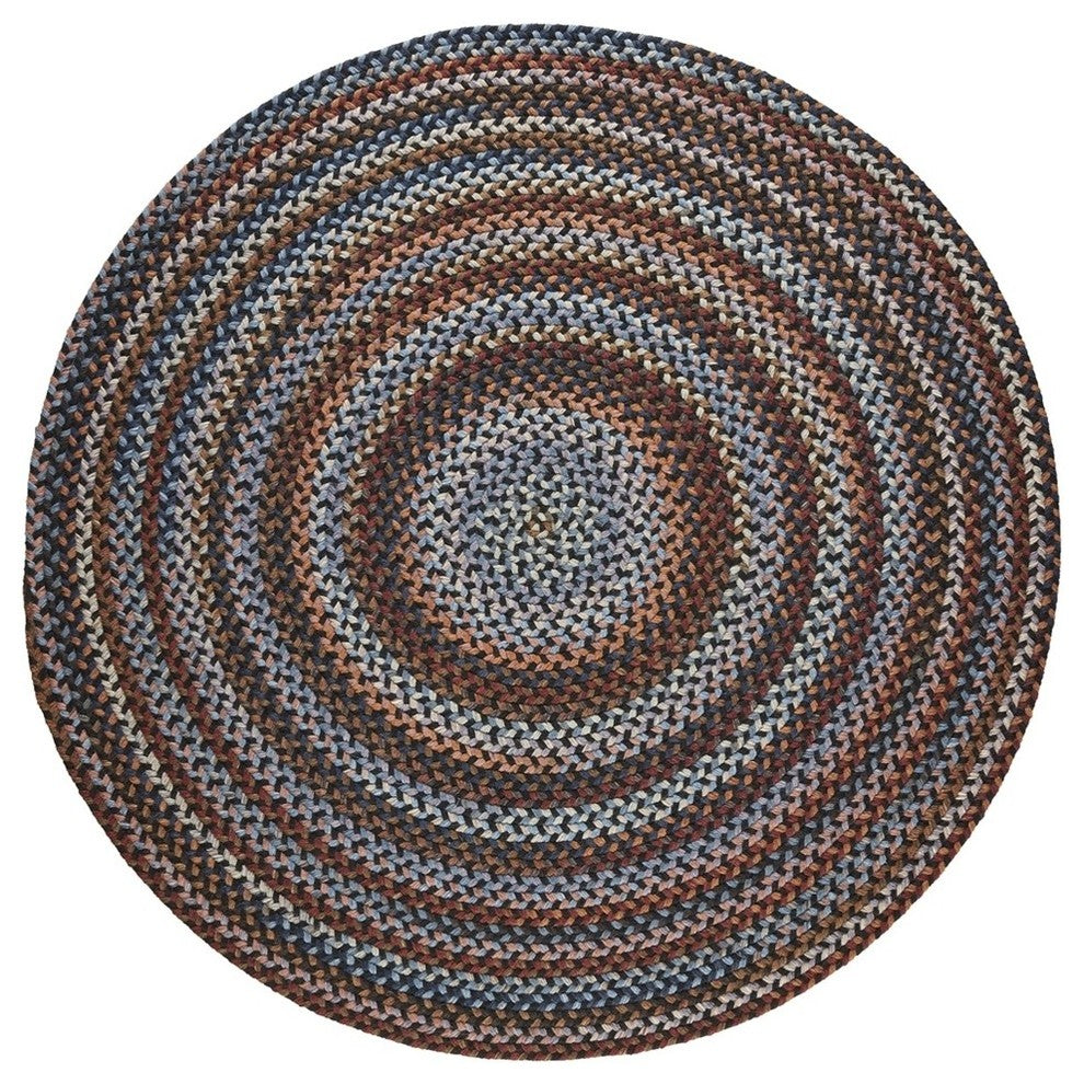Rhody Rug Astoria Rug, Black Rock, 8' Round