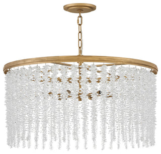 Fredrick Ramond Rubina Medium Convertible Chandelier, Burnished Gold