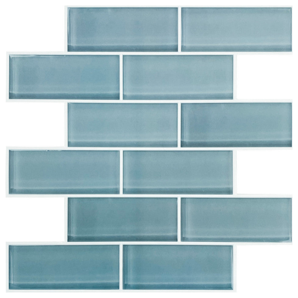Blue Seaglass Sticktile