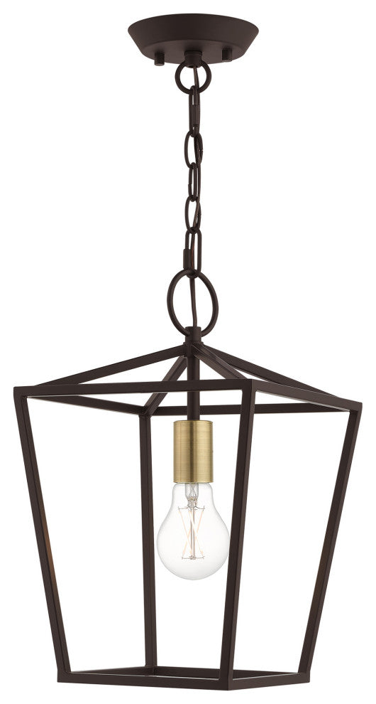 Devone 1 Light Bronze Lantern