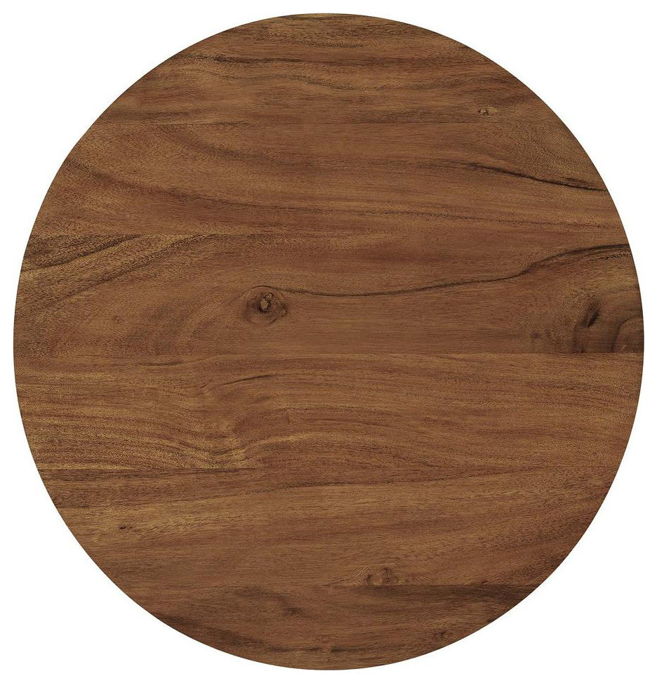 Viva Round Acacia Wood Side Table