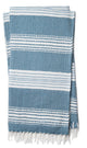 Loloi T0035 Blue / White 4'-2" x 5' Throw