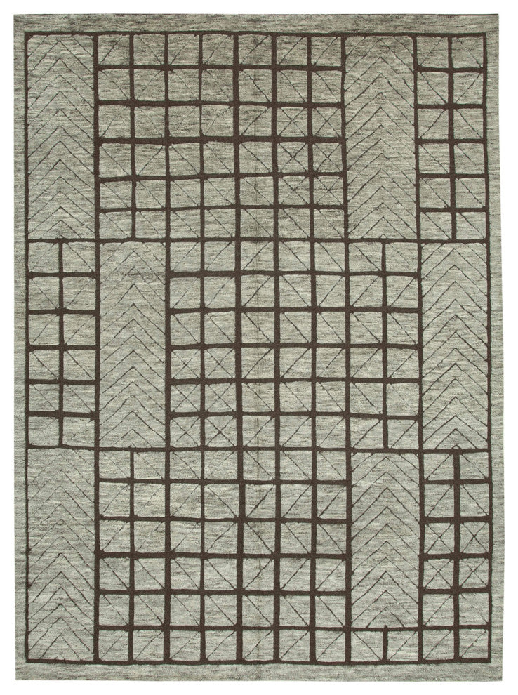 Rug N Carpet - Handmade One-of-a-Kind 10' 0'' x 14' 0'' Moroccan Area Rug