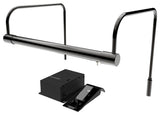 12" Slim Line Art Light, Black With Hard Wire Kit and Remote